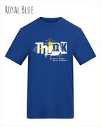 Baumwolle T-Shirt – AWDis 150 T – Unisex - Farbe ROYAL BLUE- Design: THINK