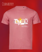 Bio-Baumwolle T-Shirt – Tee Jays Urban Luxury Tee 1150 – Unisex - farbe cranberry - design: think