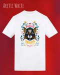 unisex baumwoll t shirt arctic white mit be proud design
