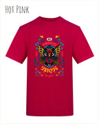 unisex baumwoll t shirt hot pink mit be proud design

