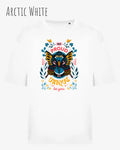 Heavyweight Oversized T-Shirt – AWDis 240 T – Unisex - farbe arctic white - design be proud be you