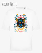 Heavyweight Oversized T-Shirt – AWDis 240 T – Unisex - farbe arctic white - design be proud be you