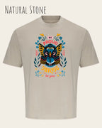 Heavyweight Oversized T-Shirt – AWDis 240 T – Unisex - farbe natural stone - design be proud be you