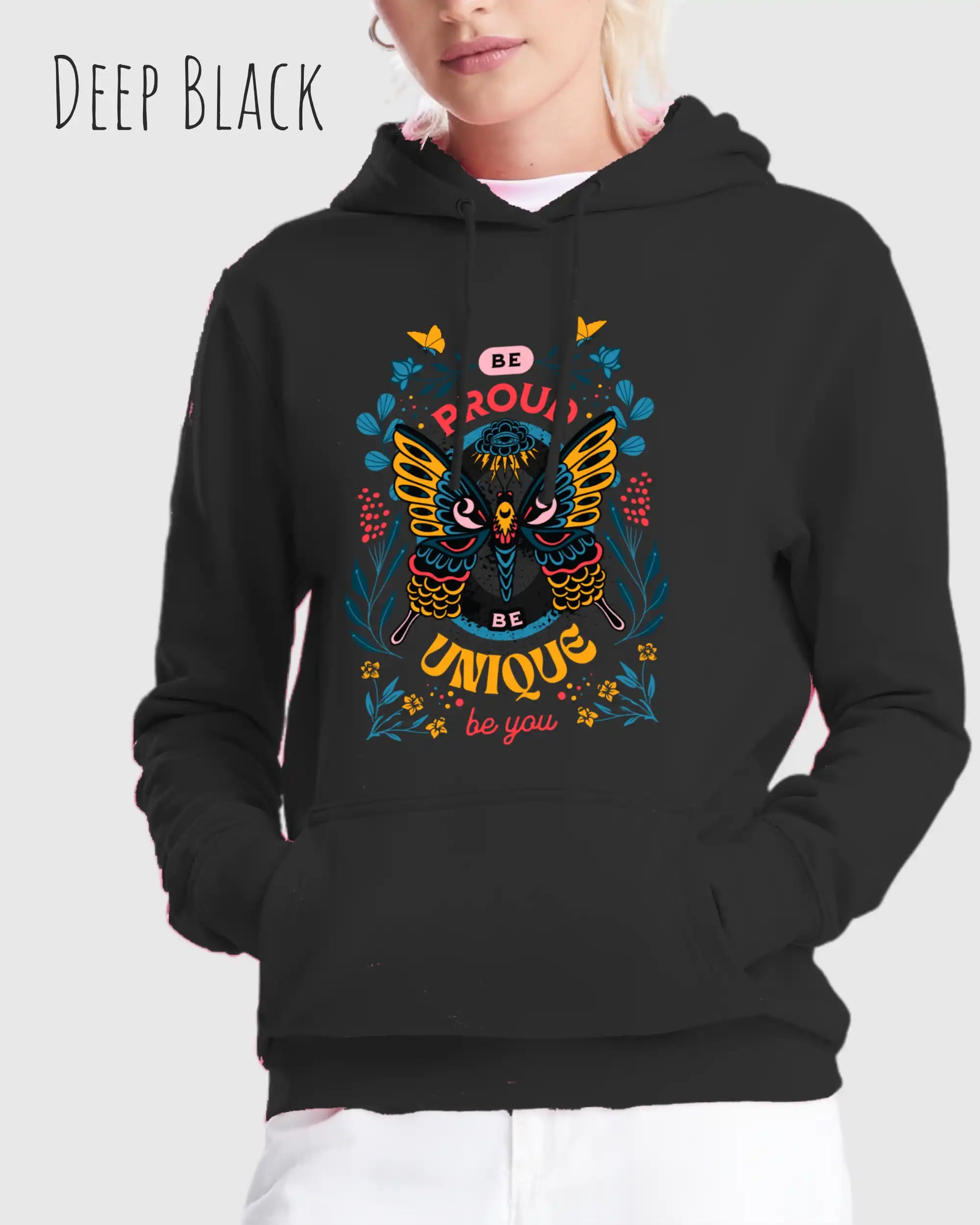 Das Design ermutigt zur Selbstakzeptanz und feiert persönliche Einzigartigkeit. Perfekt für alle, die stolz auf ihre Einzigartigkeit bleiben und ihre Authentizität zum Ausdruck bringen möchten.