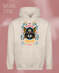 unisex streetwear hoodie natural stone im oversize fit mit design be proud