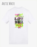 Baumwolle T-Shirt – AWDis 150 T – Unisex - Farbe ARCTIC WHITE - Design: LOUDER