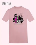 Baumwolle T-Shirt – AWDis 150 T – Unisex - Farbe BABY PINK - Design: DELETE REALITY