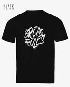 Bio-Baumwolle T-Shirt – Tee Jays Urban Luxury Tee 1150 – Unisex - farbe black - design: break rules