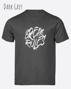 Bio-Baumwolle T-Shirt – Tee Jays Urban Luxury Tee 1150 – Unisex - farbe dark grey - design: break rules