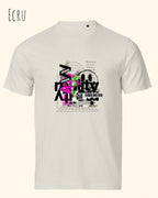 Bio-Baumwolle T-Shirt – Tee Jays Urban Luxury Tee 1150 – Unisex - farbe ecru - design: delete reality