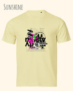 Bio-Baumwolle T-Shirt – Tee Jays Urban Luxury Tee 1150 – Unisex - farbe sunshine - design: delete reality