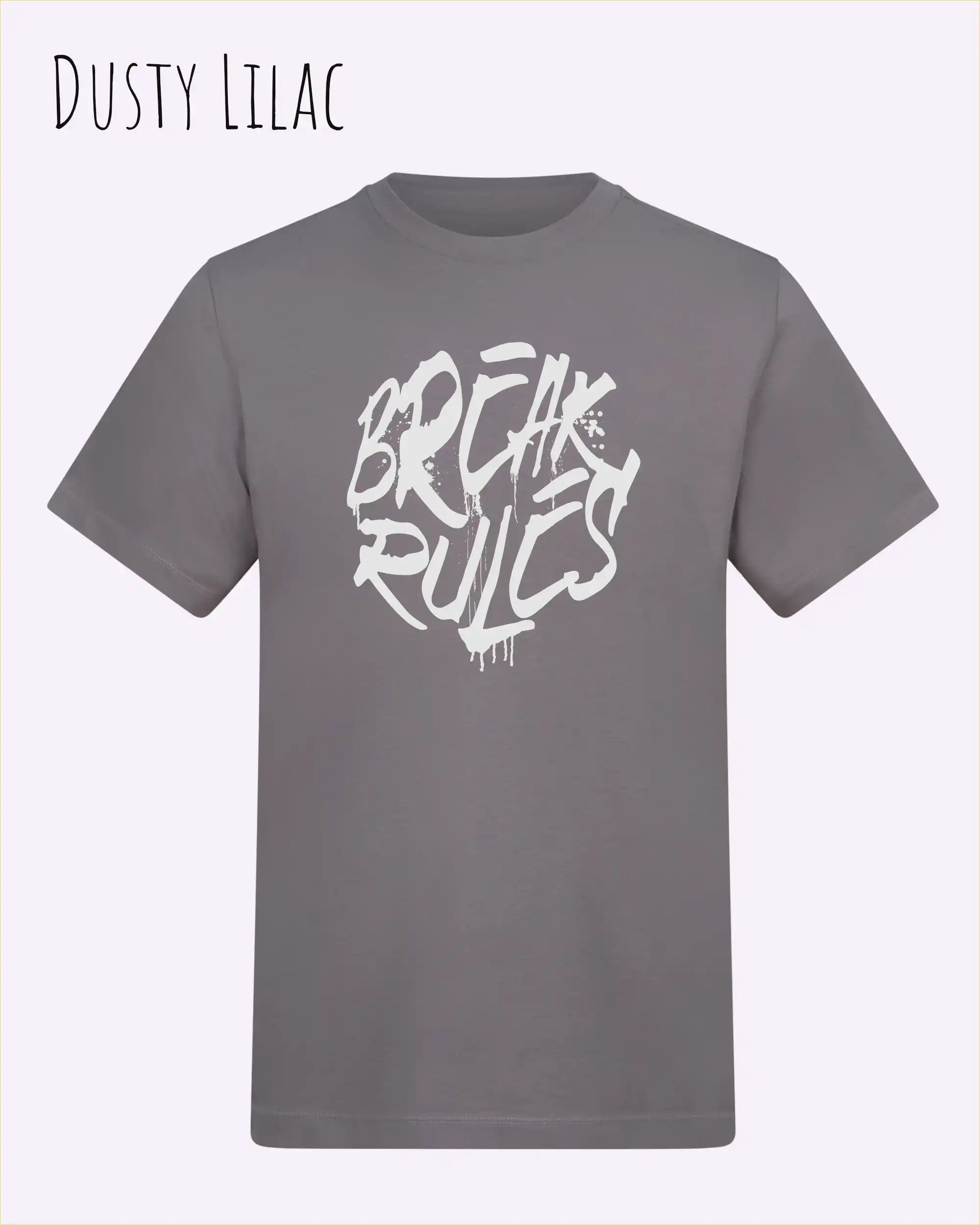 Baumwolle T-Shirt – AWDis 150 T – Unisex - Farbe DUSTY LILAC - Design: REAK RULES