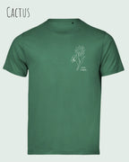 die Abbildung zeigt das unisex t-shirt Tee Jays Urban Luxury Tee 1150 In der farbe  cactus und dem design keep it simple.