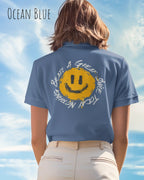 Bio Design-T‑Shirt – Feminine Fit – NOTHING BEATS A GREAT SMILE – Premium‑Baumwolle