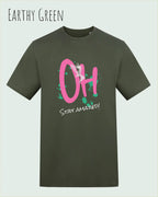 Baumwolle T-Shirt – AWDis 150 T – Unisex - Farbe EARTHY GREEN - Design: STAY AMAZED