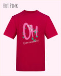 Baumwolle T-Shirt – AWDis 150 T – Unisex - Farbe HOT PINK - Design: STAY AMAZED