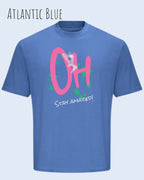 Heavyweight Oversized T-Shirt – AWDis 240 T – Unisex - farbe Atlantic blue - design stay amazed