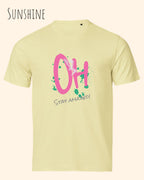 Bio-Baumwolle T-Shirt – Tee Jays Urban Luxury Tee 1150 – Unisex - farbe sunshine - design: stay amazed