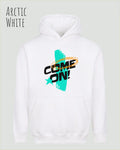 Oversized Design-Hoodie – Unisex – COME ON – Premium Baumwollmischung