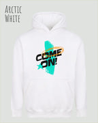Oversized Design-Hoodie – Unisex – COME ON – Premium Baumwollmischung