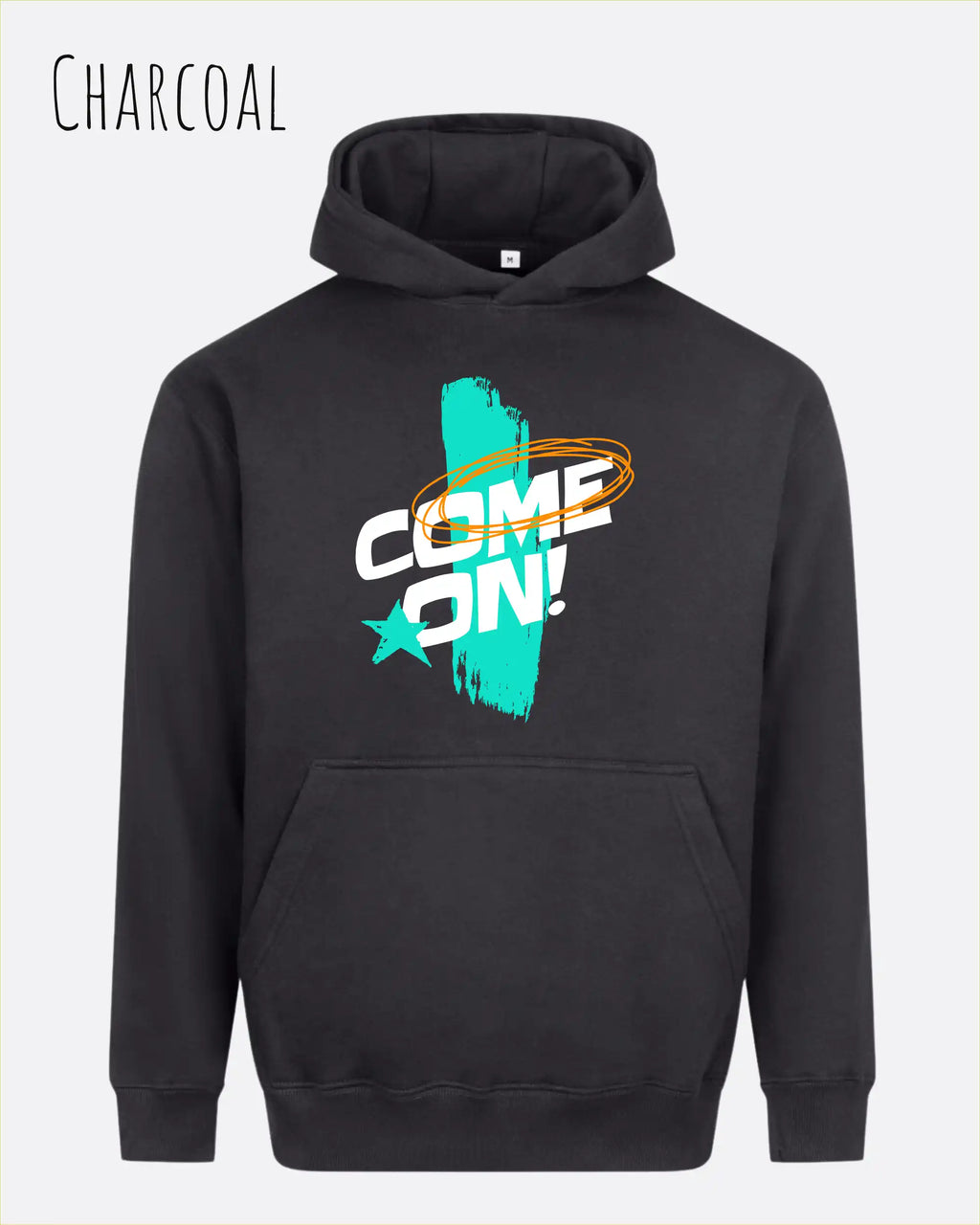 Oversized Design-Hoodie – Unisex – COME ON – Premium Baumwollmischung