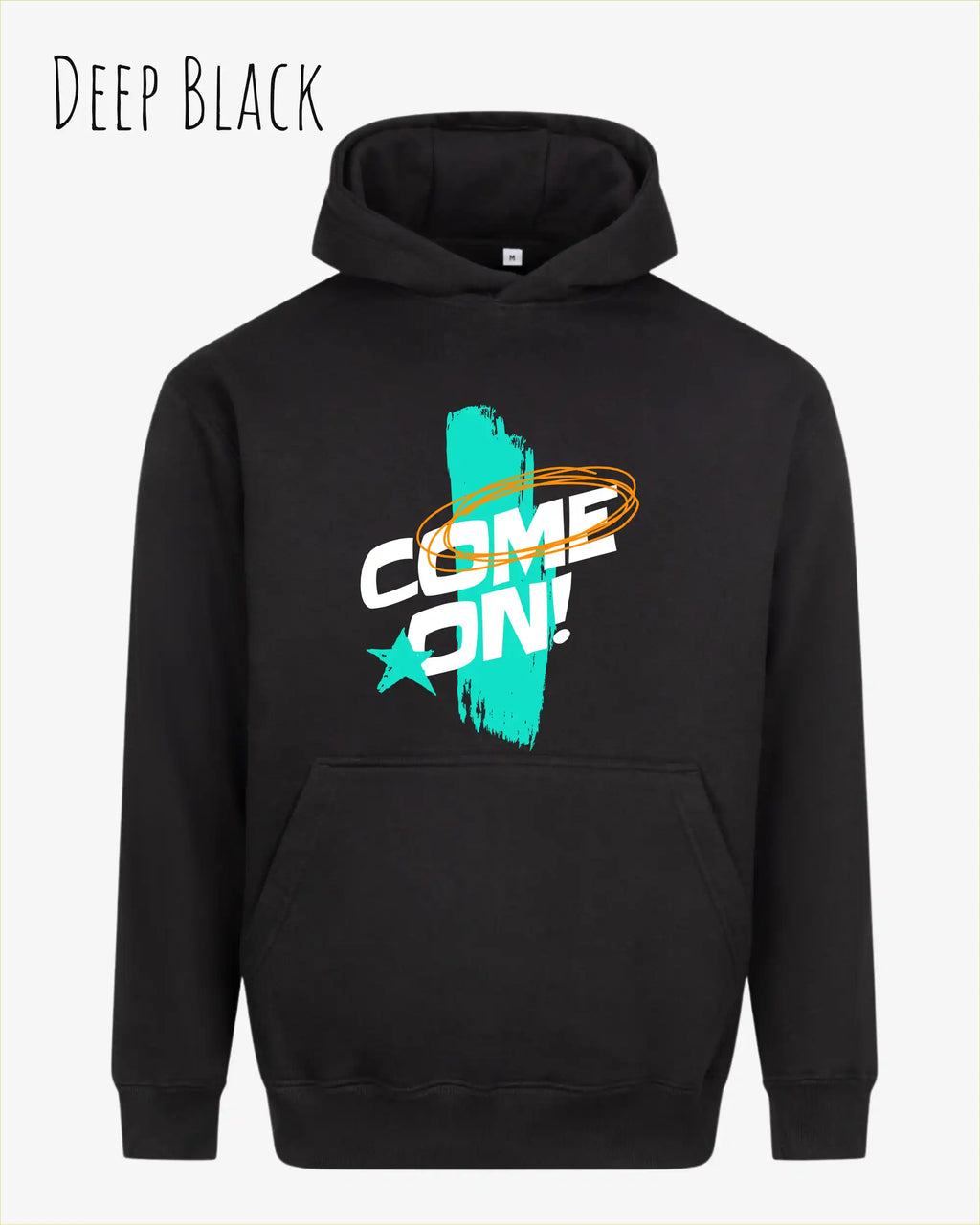 Oversized Design-Hoodie – Unisex – COME ON – Premium Baumwollmischung