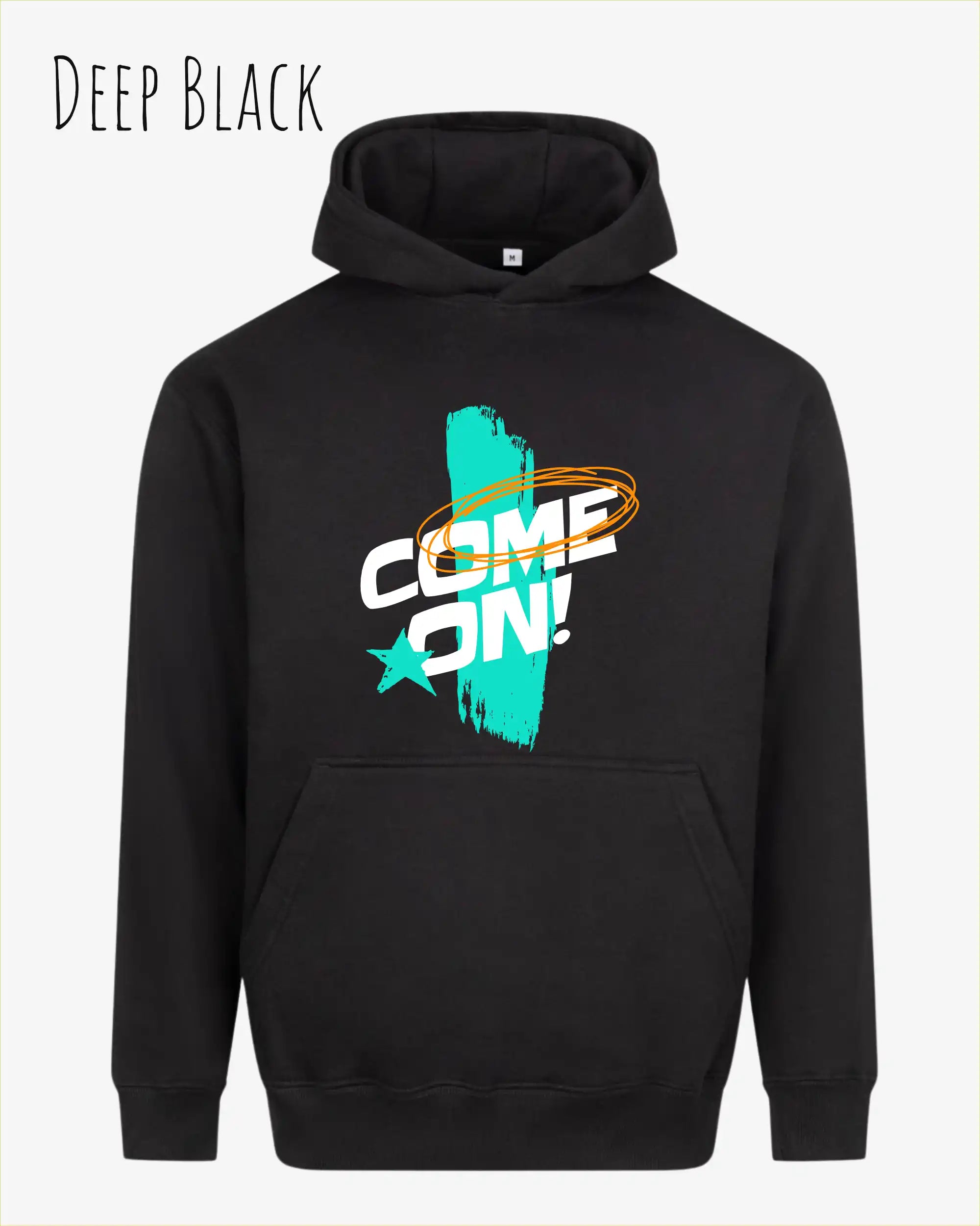 Oversized Design-Hoodie – Unisex – COME ON – Premium Baumwollmischung