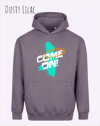 Oversized Design-Hoodie – Unisex – COME ON – Premium Baumwollmischung