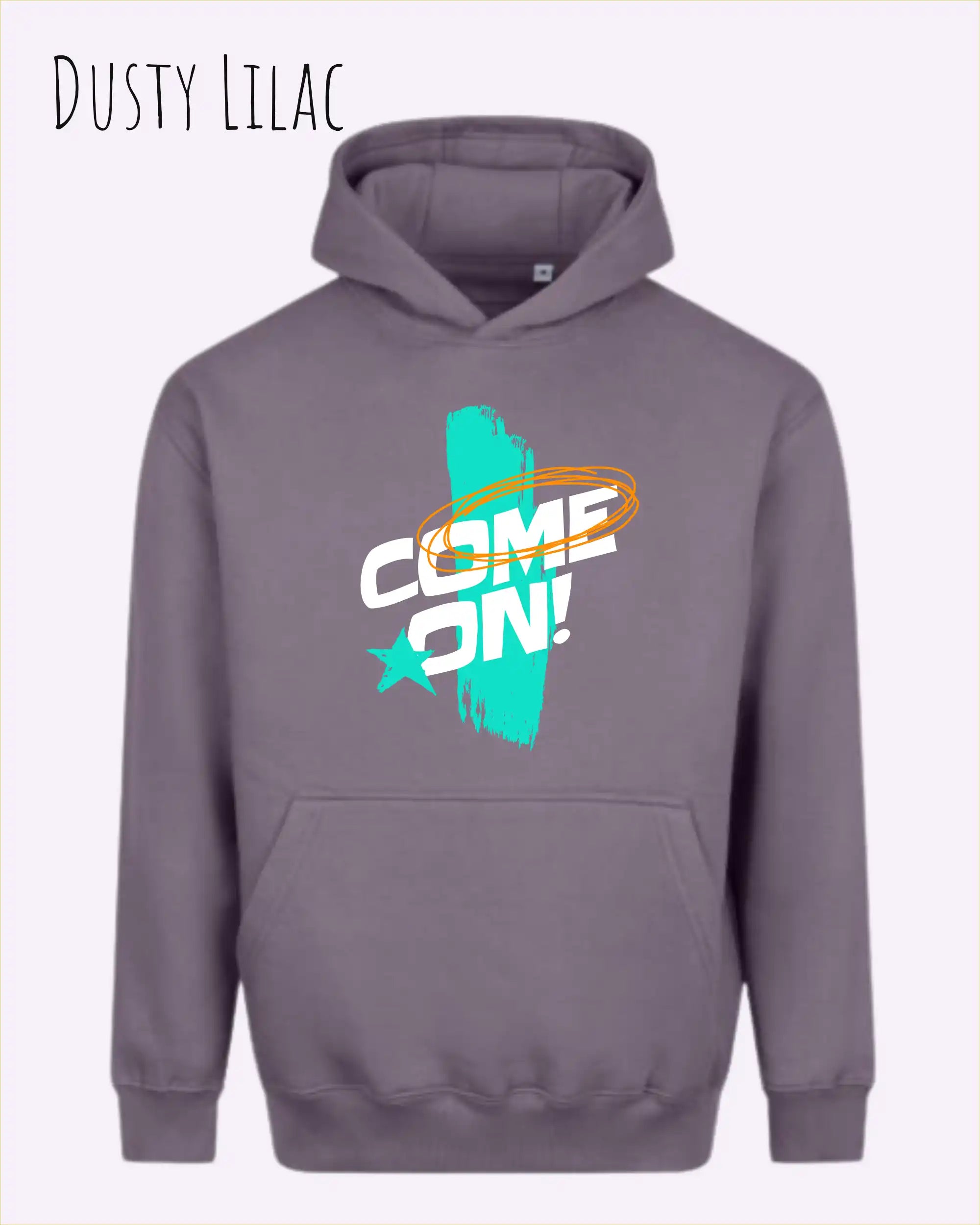 Oversized Design-Hoodie – Unisex – COME ON – Premium Baumwollmischung