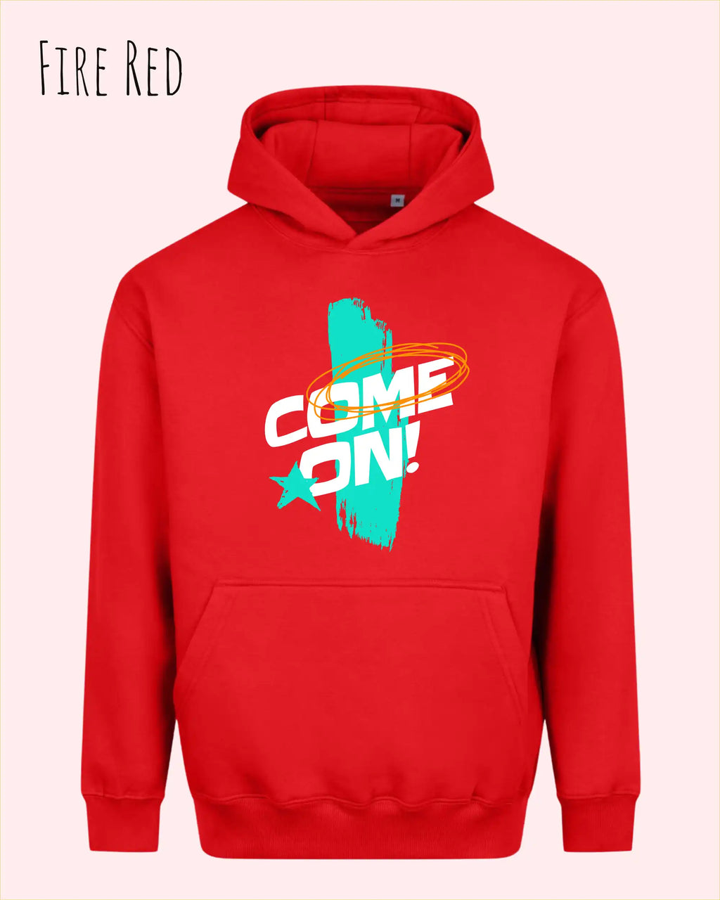 Oversized Design-Hoodie – Unisex – COME ON – Premium Baumwollmischung