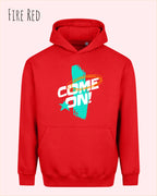 Oversized Design-Hoodie – Unisex – COME ON – Premium Baumwollmischung