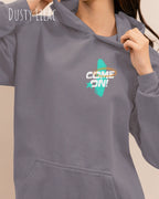 Oversized Design-Hoodie – Unisex – COME ON – Premium Baumwollmischung