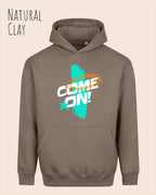 Oversized Design-Hoodie – Unisex – COME ON – Premium Baumwollmischung