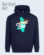 Oversized Design-Hoodie – Unisex – COME ON – Premium Baumwollmischung
