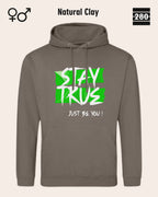 Design‑Hoodie – Unisex – STAY TRUE – Weiche Baumwollmischung