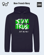 Design‑Hoodie – Unisex – STAY TRUE – Weiche Baumwollmischung