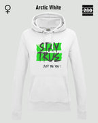 Damen Design‑Hoodie – Feminine Fit – STAY TRUE – Weiche Baumwollmischung