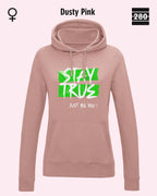 Damen Design‑Hoodie – Feminine Fit – STAY TRUE – Weiche Baumwollmischung