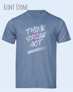 Bio-Baumwolle T-Shirt – Tee Jays Urban Luxury Tee 1150 – Unisex - farbe flint stone - design: think speak act
