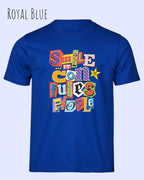 dieses bild zeigt das Design-T-Shirt Tee Jays Urban Luxury Tee 1150 in der Farbe royal blue mit dem Motiv "Smile, it confuses people".