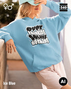 Oversized Design-Hoodie – Unisex – OVERTHINKING SOLVES NOTHING – Premium Baumwollmischung