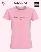 Auf dem Bild sieht man das Damen T-Shirt SOL’S Imperial Women 11502 in der Farbe CANDYFLOSS oink mit dem zeitlosen Design "less is more".